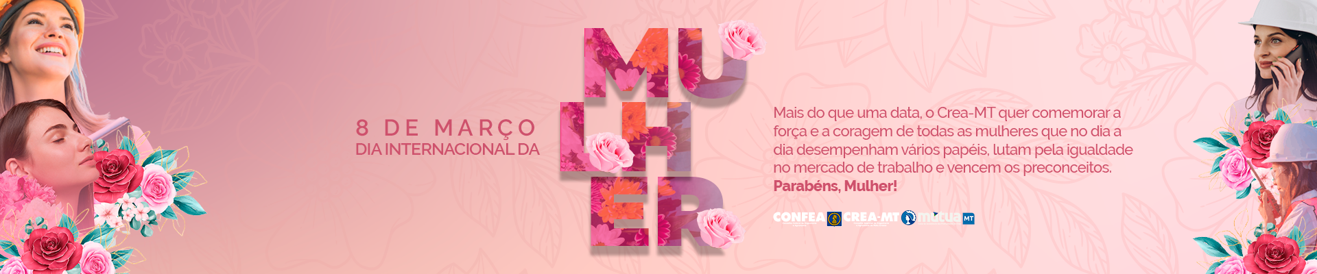 Crea-MT entrevista 1° vice-presidente em homenagem ás profissionais do Sistema