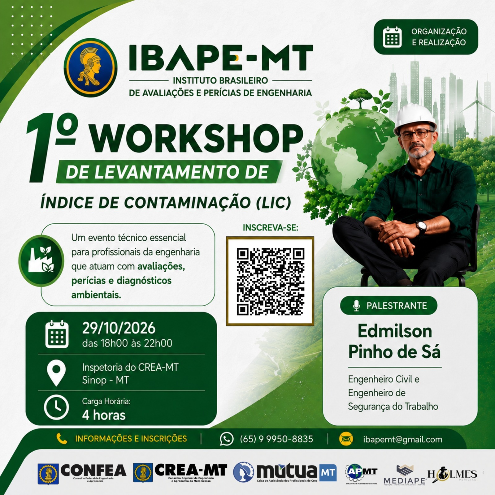 Sinop recebe 1º Workshop sobre Índice de Contaminação do IBAPE-MT